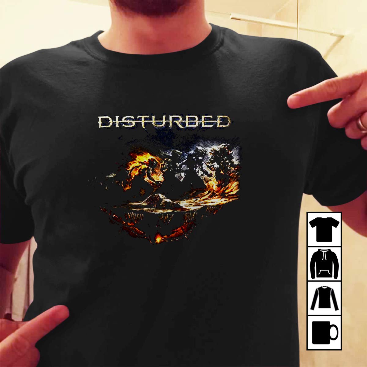 disturbed evolution tour shirt