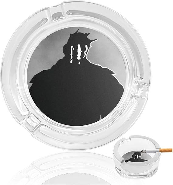 Amazon Black Dead By Daylight ブラックデッドバイデイライト 灰皿 屋内 屋外 はいざら ホーム オフィス装飾 ラウンド 喫煙具 Ashtray 煙 遮断 卓上 可愛い シガレットケース ガラス灰皿 テーブル用 腕時計 通販