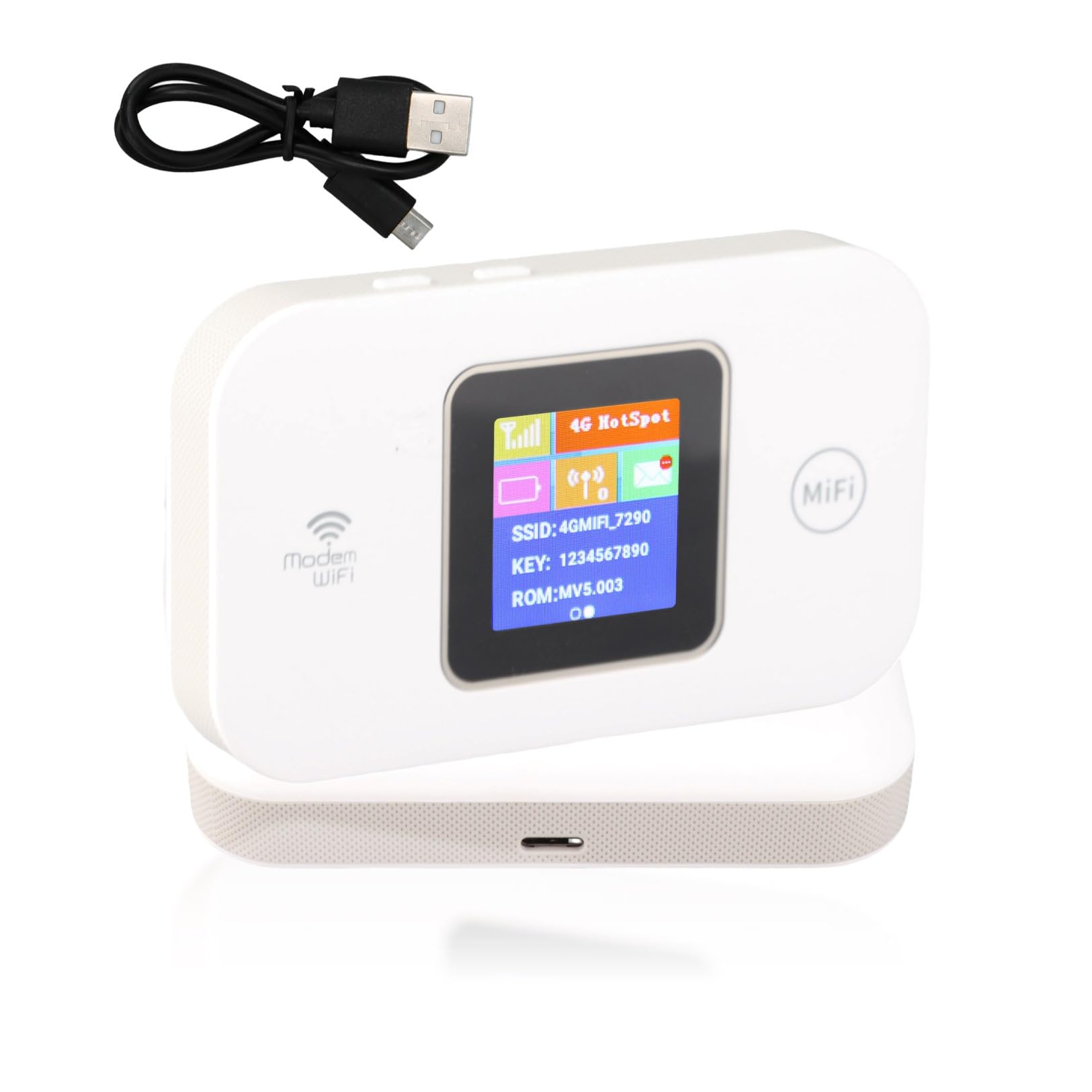 Zunate Mobile WiFi Hotspot, M9 4G LTE Unlocked WiFi Hotspot Device,150Mbps Support 10 Users,Portable WiFi Router with SIM Card Slot for Travel