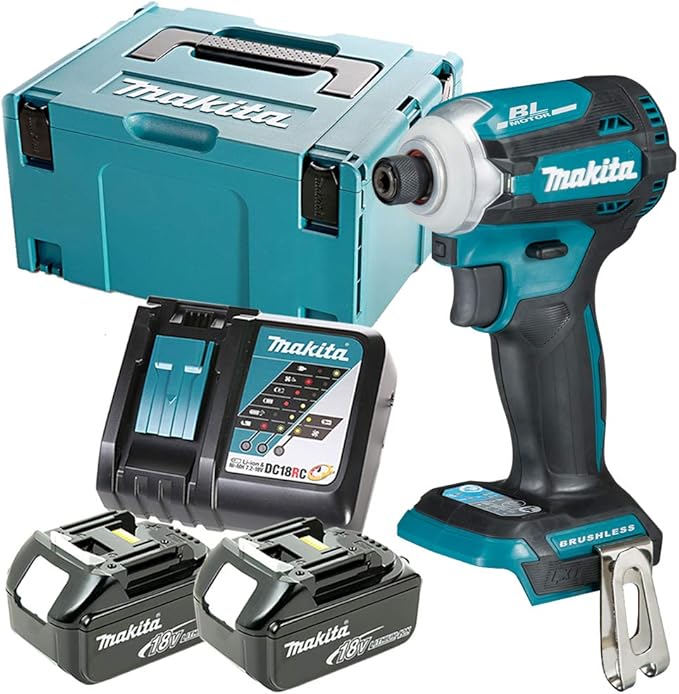 Makita DTD171 18V Brushless Impact Driver with 2 x 5Ah Batteries