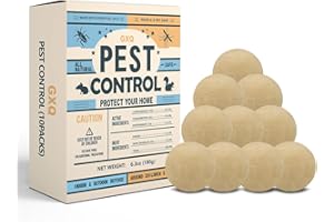 FFORDHOME Pest Repellent Balls - Repel Rodent with Peppermint, High-Strength Mice, Mouse, and Rat Repellent - Effectively Deters Spiders, Roaches, Ants, Moths & Pests - 10-Balls