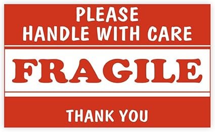 Address Labels Premium Quality Fragile Stickers 1 X 3 Fragile Handle With Care Sticker Us Sell N5sensors Com