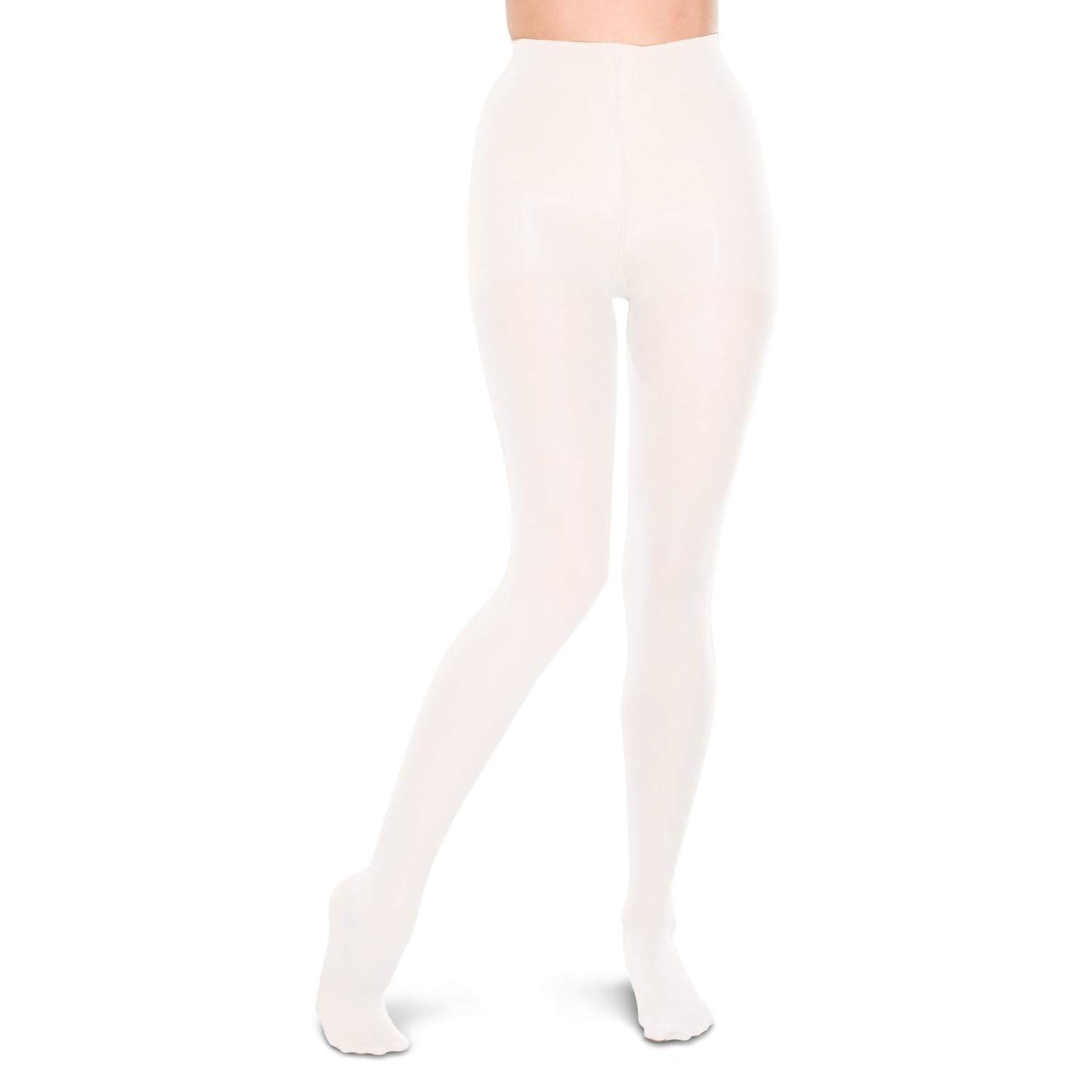 Therafirm LIGHT Women's Support Tights 1015mmHg Compression Stockings (White
