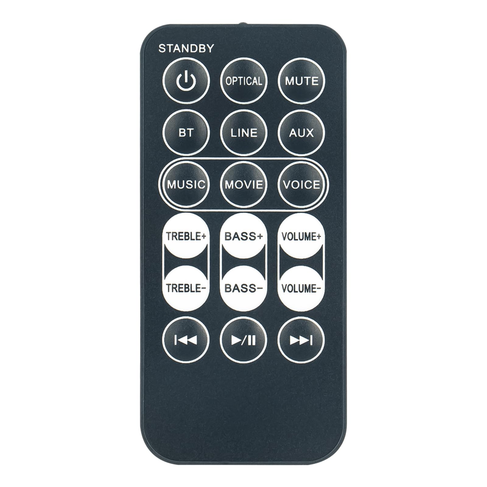 VINABTY New GDSB04BT60 Replacement Remote Control fit for Goodmans GDSB04BT60 Bluetooth Soundbar Home Theater System for MAJORITY SNO-BAR-BLK Remote Controller