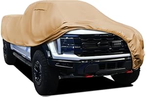 JURMON Heavy Duty Outdoor Car Cover Custom Fit for Ford F150, Windproof All Weather Waterproof Sun Rain UV Dust Snow Protection Outdoor Car Covers