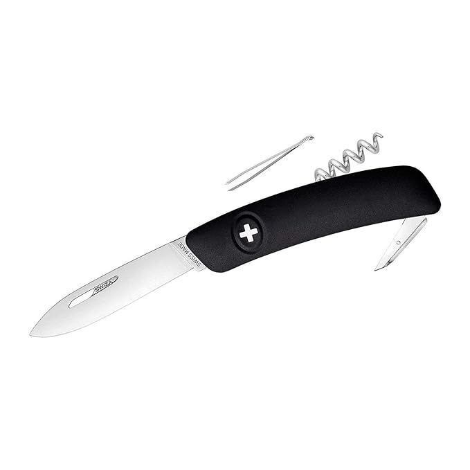 Swiza D01 Blister Swiss Knife (Black) Swiss Made Lifetime Warranty