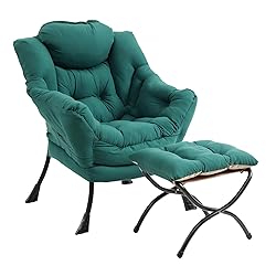 Furlide Lazy Chair with Ottoman, Modern Chair with