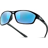 B.N.U.S Corning glass lenses polarized sunglasses for men and women UV400 Protection for Fishing Cycling Driving Italy made