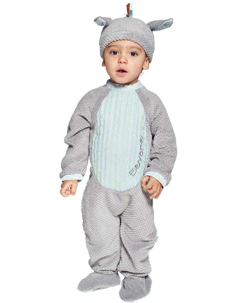 amscan DCEEYVRP18 Eeyore Vintage Romper Costume, 18-24 Months