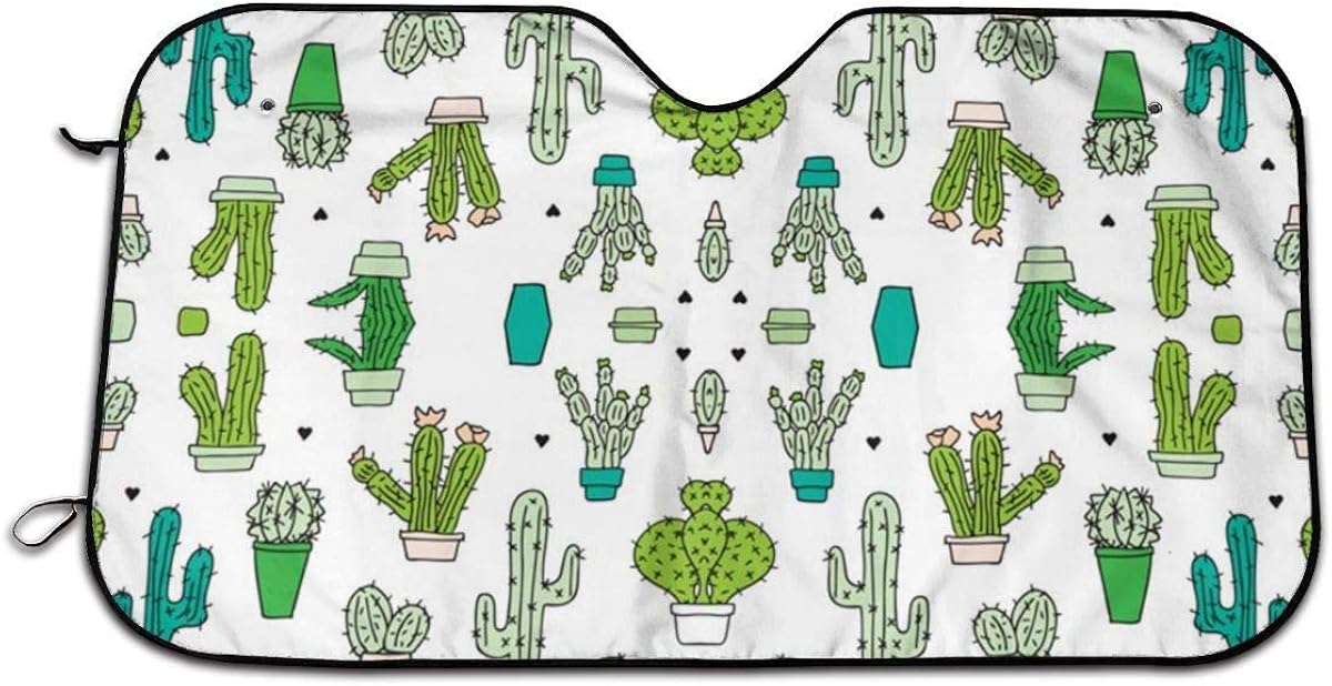 Du-shop ~ Jardín de cactus Botánico Suculento Verde Auto Parabrisas