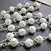 24 Pcs Mini Rosary Baptism Favors with Angels for Boy and Girl Recuerdos de Bautizo Finger Rosaries Silver Plated