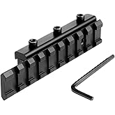 Tactical Dovetail Scope Extend Mount 11mm to 20mm Picatinny Rail Adapter
