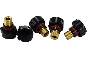 RIVERWELD TIG Back Cap 57Y04 Short for QQ300 PTA DB SR WP 17 18 26 TIG Welding Torch Pack of 5