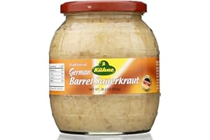 GUNDELSHEIM Kuhne Barrel Sauerkraut, 28.5 oz, (Pack of 6)