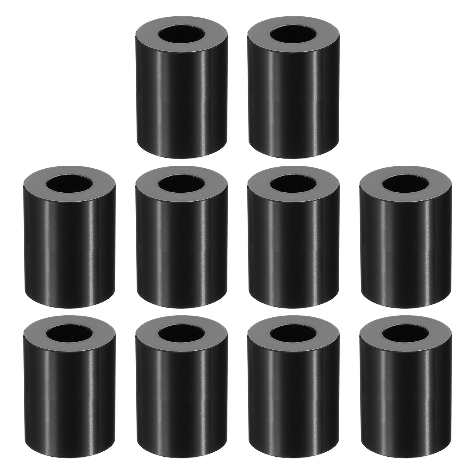 PATIKIL M12 Aluminum Spacers, 10 Pcs Metal Spacer Aluminum M12 x 1" OD x 1-1/2" L Aluminum Spacer Screw Standoff Round for 1/2" or M12 Screw Bolts