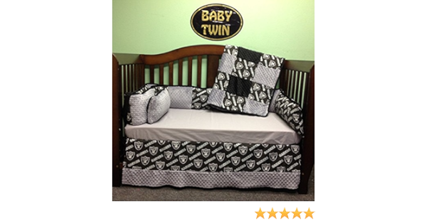 raiders crib set