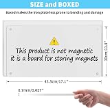 Tonhui 43.5x30 cm White Metal Magnetic Board Wall Display view 2