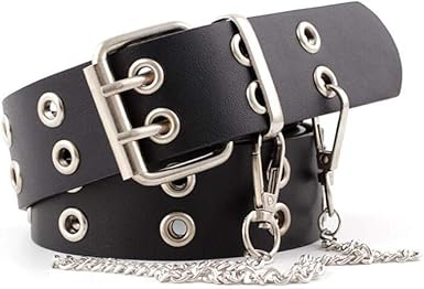 black chain belt