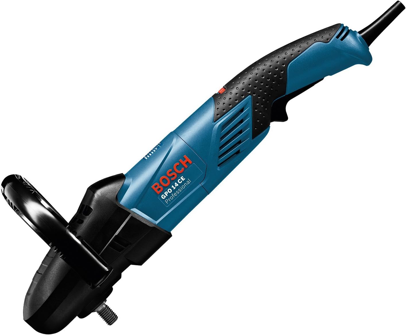 Bosch Professional Polisher GPO 14 CE ( 240 V, incl. Auxiliary Handle, D-Handle), Blue, 180mm diameter