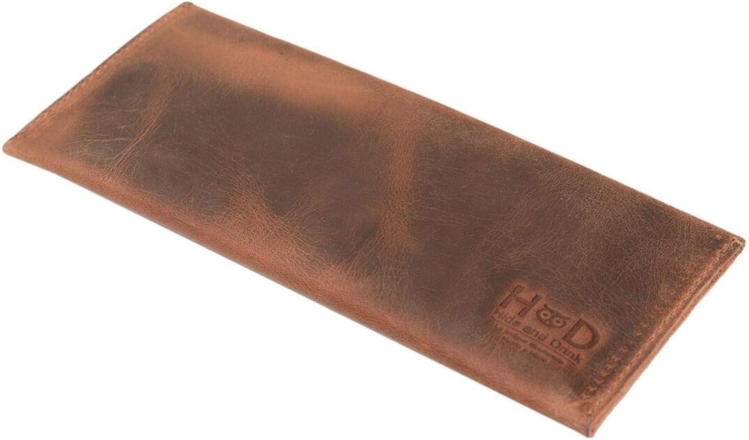  | Hide & Drink, Leather Utility Pouch / Wallet / Accessories / Cover / Travel Gear / Hand Bag, Handmade Includes 101 Year Warranty : Bourbon Brown | Travel Wallets