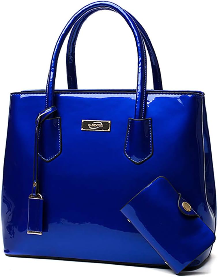 TisdainiWomen's Handbags Fashion High capacity patent leather casual Cross-Body Top-Handle Bags