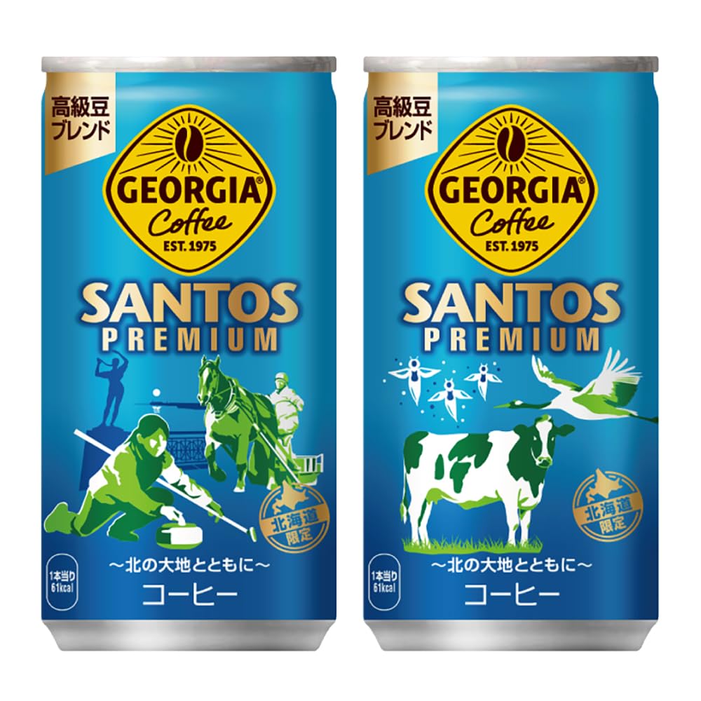 ジョージア サントスプレミアム 185g缶×30本 北海道限定 Coca Cola　メーカー直送商品画像