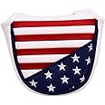 USA Stars and Stripes Magnetic Closure Golf Mallet Putter Head Cover for Odyssey Scotty Cameron Golf Builder