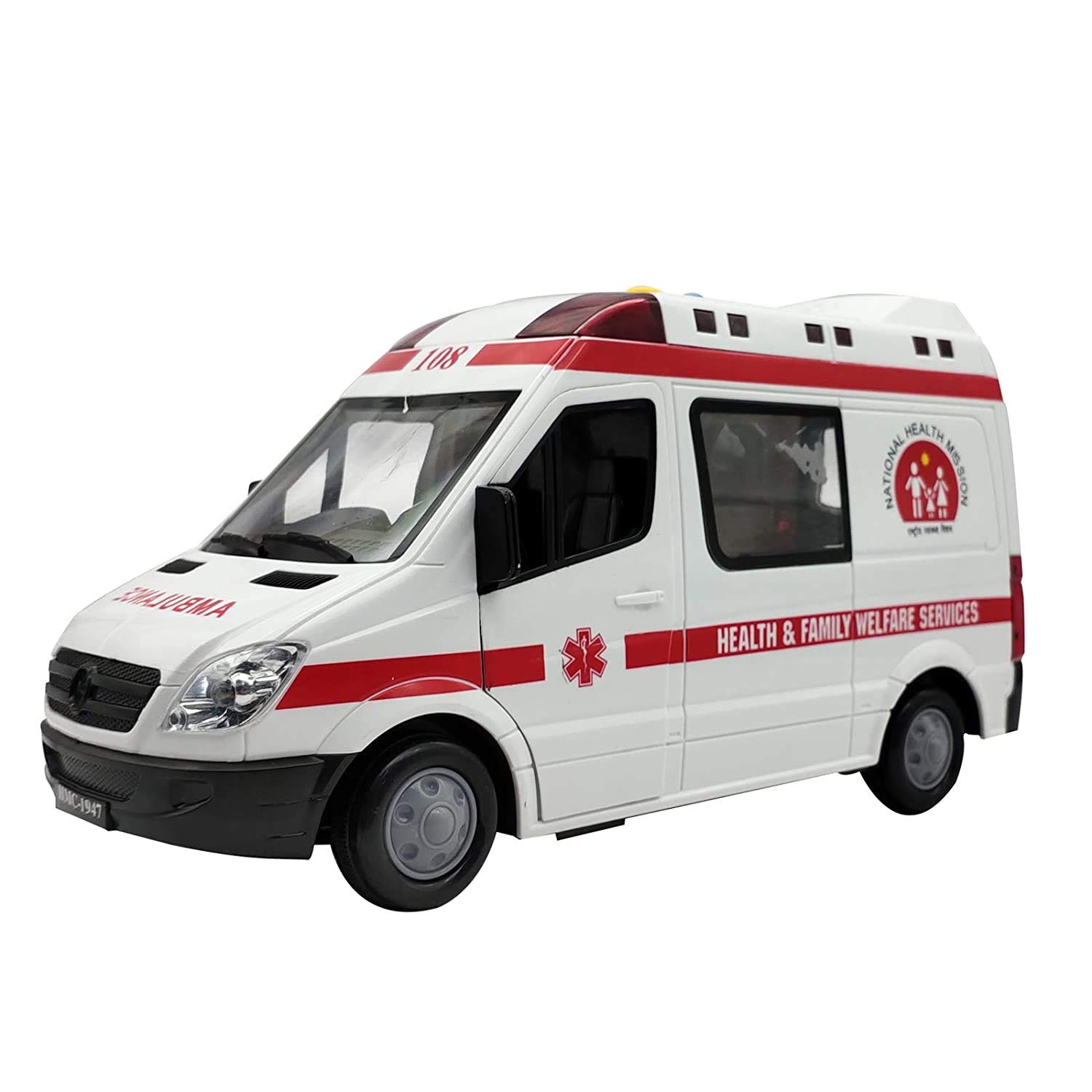 Buy TOYSM 108 Emergency Hospital Ambulance Vehicle Van Toy with