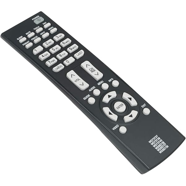 Mitsubishi TV Remote Control Quick Reference Guide WT42413