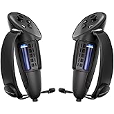 annapro G1 Controller Grips for Meta Quest 3S/Quest 3, Adjustable Knuckle Straps and Battery Opening Protector, Extended Grips Cover Suitable for Large Hands, Compatible with Quest 3S/3 Accessories