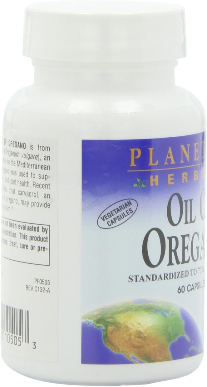Planetary Herbals Oil of Oregano, May Provide Support To The Immune System,60 Vegetarian Capsules: Health & Personal Care