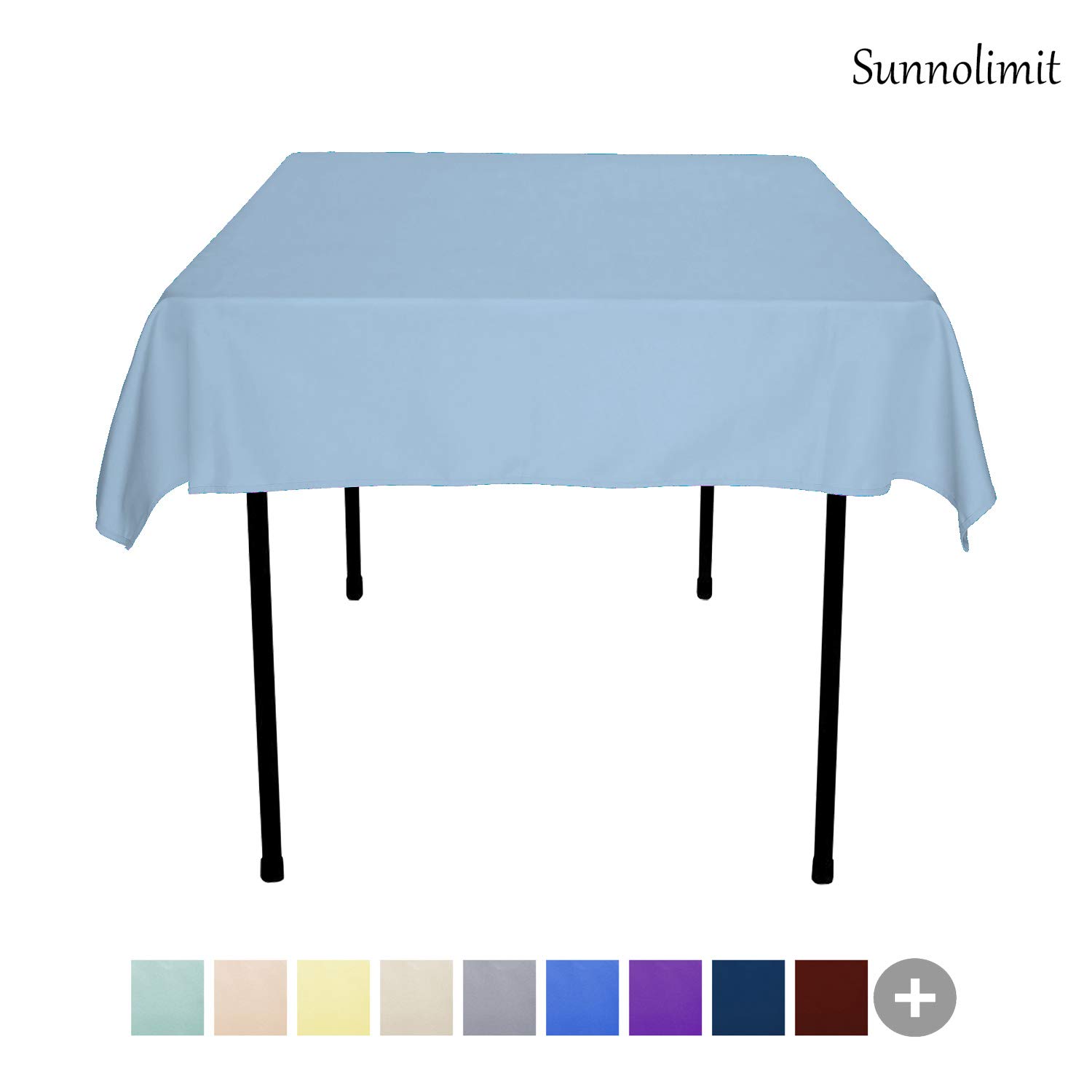 Best square table cloth 54 x 54 blue