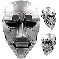 Xinxiaomeng Dr Doom Mask Supervillain Victor von Doom Helmet Silver Skull Mask Halloween Costume Cosplay Accessories