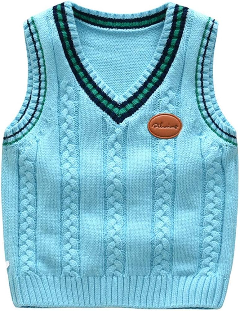 baby boy sleeveless jumper