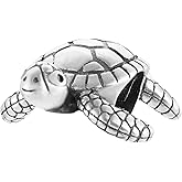Realistic Sea Turtle 925 Sterling Silver Charm Bead For Pandora & Similar Charm Bracelets or Necklaces