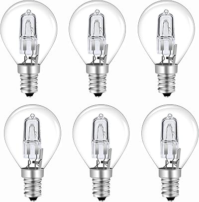 Caldarax E14 G45 28W Golf Ball Bulb Dimmable 370LM 2700K Clear SES