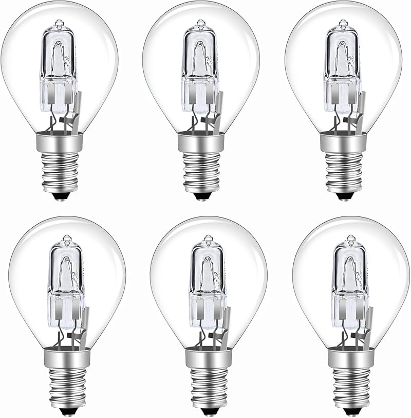 Caldarax E14 G45 28W Golf Ball Bulb Dimmable 370LM 2700K Clear SES