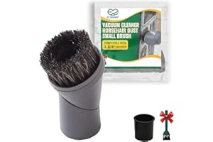EZ SPARES Compatible with Universal Vacuum Cleaner Horsehair Dust Small Brush Accepting 1 3/8 35mm Diameter for for All Brand