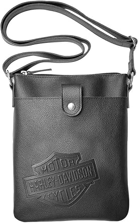 harley davidson leather crossbody bag