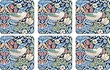 Pimpernel Strawberry Thief Blue Set of 6 Coasters 2010268717