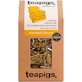 teapigs, Chamomile Flowers Tea, Made with Whole Leaves, Whole Leaf Tea Temples, 50 Count, Pack of 50, Soft, Floral &amp; Calming