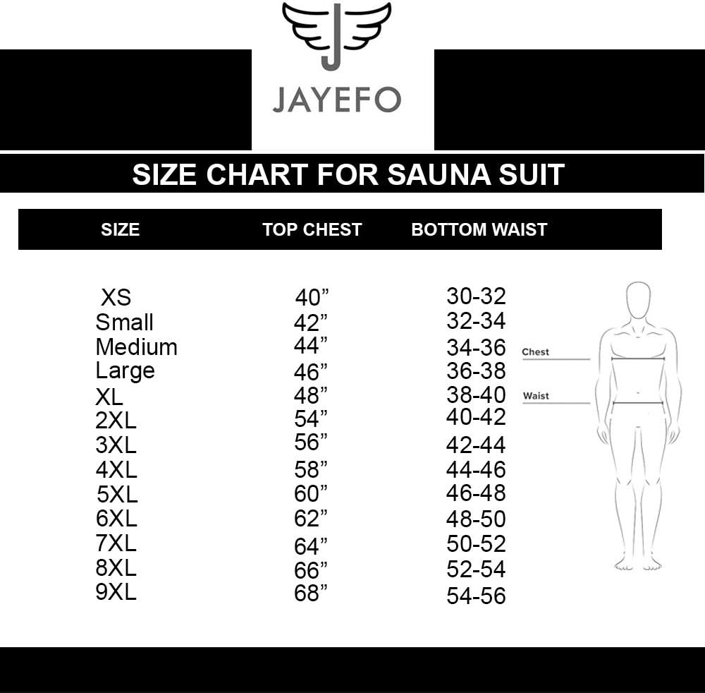 Jayefo Sauna Suit with Hood Full Body Sweat Suit Hot Waist Trainer Waterproof Non Rip Fitness Gym Running Boxing MMA Suit Shaper Heat Trapping Suit. : Sports & Outdoors