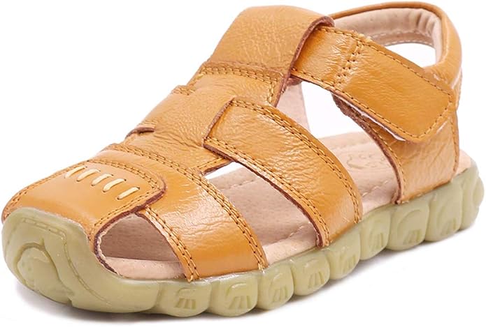 21cn 36cn Gaatpot Enfant Sandales Et Nu Pieds En Cuir Bebe Chaussure Sandales Bout Ferme Chaussure Dete Pour Garcon Fille 22 34 5 Chaussures Et Sacs Sandales