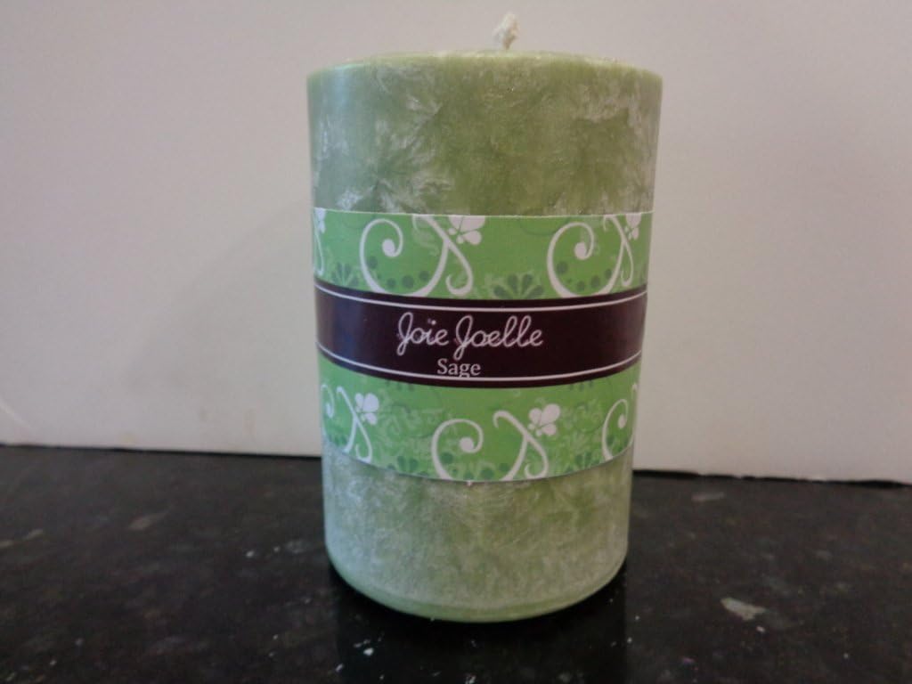 Sage Spell Ritual Pillar Candle, Altar Candle, dressed candle, herbal spiritual candle, goddess candle 3x4
