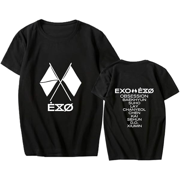 EXO Tshirt Baekhyun 2025 Reverie World Tour T - Shirt Cotton
