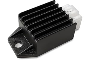 CQSPMOTO 12V 4 pin Voltage Regulator Rectifier Replacement for 50cc 70cc 90cc 110cc 125cc ATV Scooter 4 Wheelers Moped Dune Buggy Sandrail Roketa Taotao Jonway Go Karts Quad