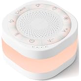 Glocusent White Noise Sound Machine with 44 Soothing Sounds 12 Colors Night Light Noise Machine for Baby Kids &amp; Adults Sleep Machines, Sound Therapy for Home, Travel, Registry Gift