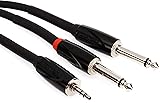 Roland Black Series 3.5mm TRS Male to Dual 1/4-Inch