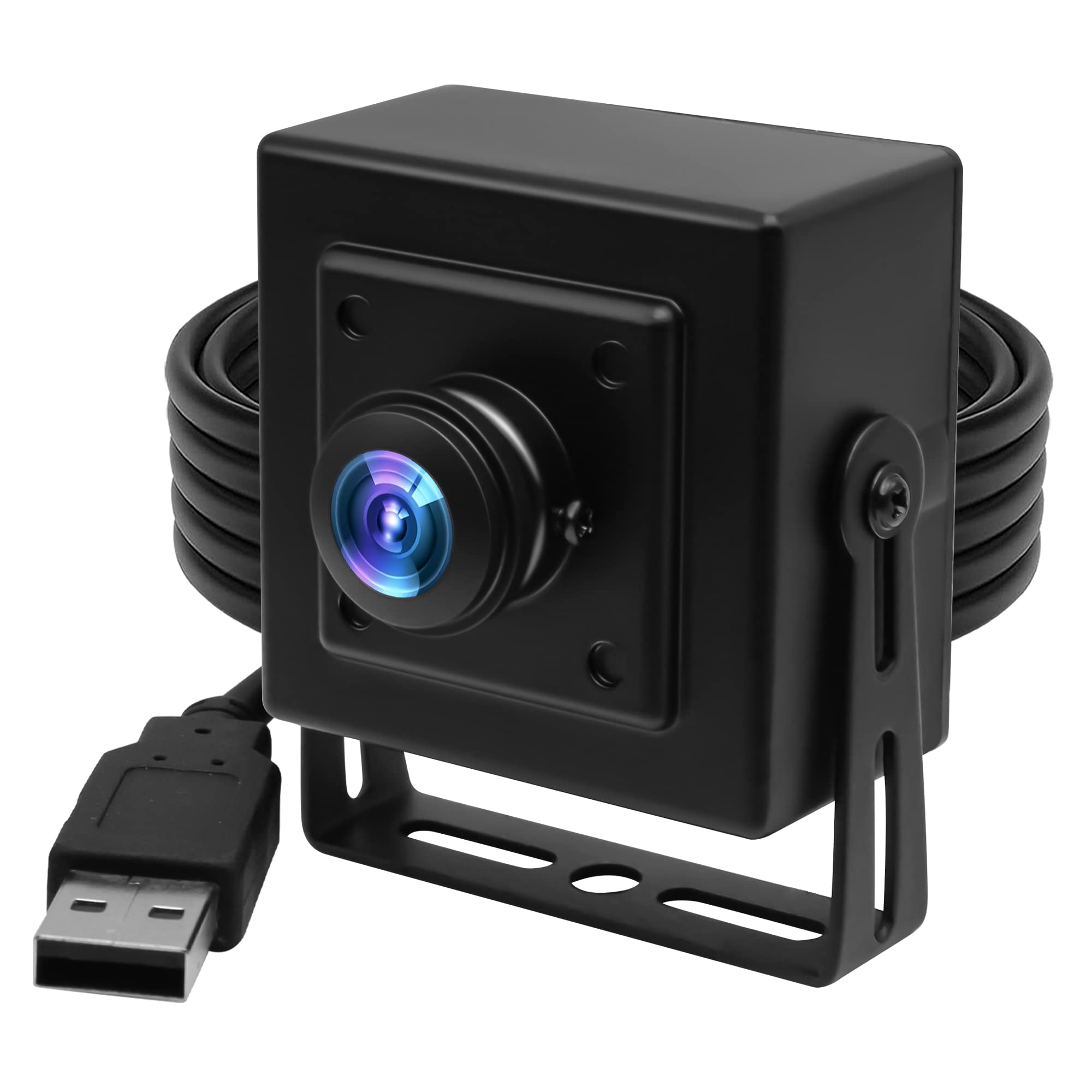 ELP 180degree Fisheye Lens Wide Angle 1080P Mini Box Webcam