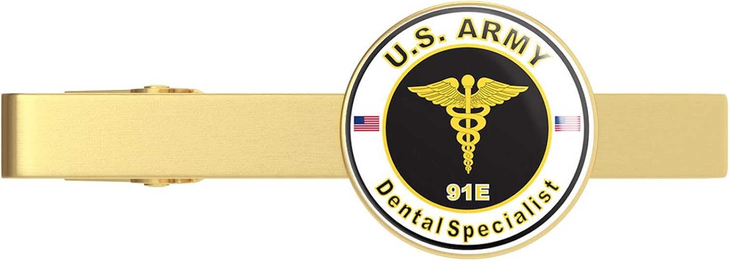 91e Army Mos 10 HOF Trading Gold U.S. Army MOS 91E Dental Specialist Gold